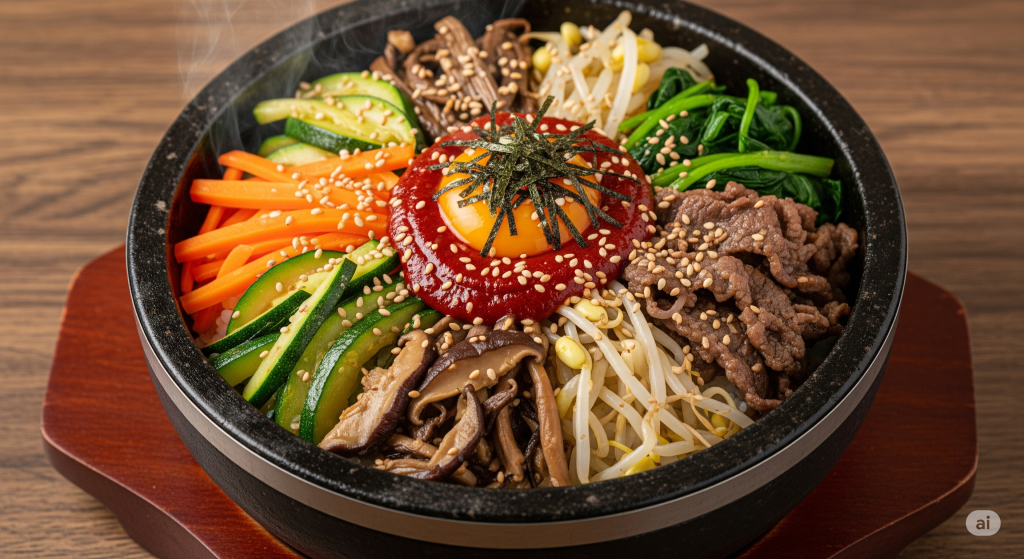 Bibimbap - koreańskie danie